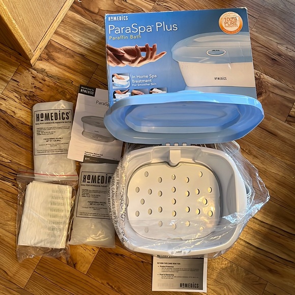 Homedics Paraspa Plus paraffin bath in home wax spa treatment with box like new - Picture 2 of 2